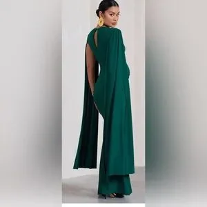 Club L London | Dresses | Hey Mama Bottle Green Maternity